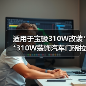 适用于宝骏310W改装**310W装饰汽车门碗拉手门把手防刮亮片配件（图1）