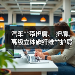 汽车**带护肩、 护肩、 高级立体碳纤维**护肩套、通用护肩套（图4）