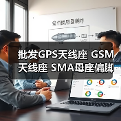 批发GPS天线座 GSM天线座 SMA母座偏脚四脚卡板式外螺内孔PCB板端（图2）