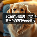 2025广州车展：吉利全新MPV银河V900首发亮相（图1）