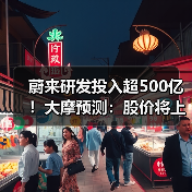 蔚来研发投入超500亿！大摩预测：股价将上涨50%（图2）