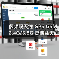 多频段天线 GPS GSM 2.4G/5.8G 高增益天线（图4）