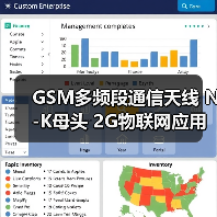 GSM多频段通信天线 N-K母头 2G物联网应用（图2）