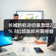 长城新能源销量激增25% 8缸超跑即将震撼登场（图2）