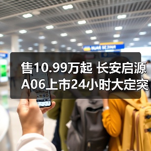 售10.99万起 长安启源A06上市24小时大定突破100(图1) 售10.99万起 长安启源A06上市24小时大定突破100(图1)