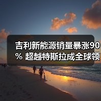 吉利新能源销量暴涨90% 超越特斯拉成全球领头羊(图3) 吉利新能源销量暴涨90% 超越特斯拉成全球领头羊(图3)
