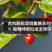 吉利新能源销量暴涨90% 超越特斯拉成全球领头羊