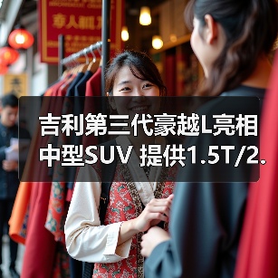吉利第三代豪越L亮相 中型SUV 提供1.5T/2.0T动（图1）