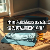 中国汽车销量2026年增速为何达美国6.6倍?(图3) 中国汽车销量2026年增速为何达美国6.6倍?(图3)