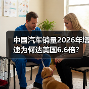 中国汽车销量2026年增速为何达美国6.6倍?(图1) 中国汽车销量2026年增速为何达美国6.6倍?(图1)