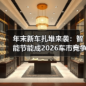 年末新车扎堆来袭：智能节能成2026车市竞争主线（图1）