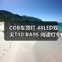 COB车顶灯 48LED双尖T10 BA9S 阅读灯车顶灯（图4）