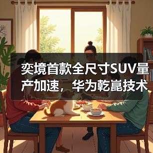 奕境首款全尺寸SUV量产加速，华为乾崑技术整合打造智能旗舰（图1）