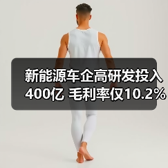 新能源车企高研发投入400亿 毛利率仅10.2%难盈利（图1）
