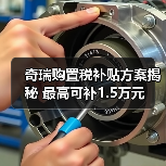 奇瑞购置税补贴方案揭秘 最高可补1.5万元（图4）
