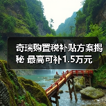 奇瑞购置税补贴方案揭秘 最高可补1.5万元（图2）