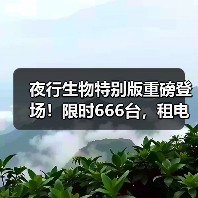 夜行生物特别版重磅登场!限时666台,租电购车仅9.68万起?(图2) 夜行生物特别版重磅登场!限时666台,租电购车仅9.68万起?(图2)