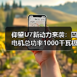 仰望U7新动力来袭:四电机总功率1000千瓦极速270km/h(图1) 仰望U7新动力来袭:四电机总功率1000千瓦极速270km/h(图1)