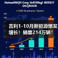 吉利1-10月新能源爆发增长!销量214万辆!稳居第二(图1) 吉利1-10月新能源爆发增长!销量214万辆!稳居第二(图1)