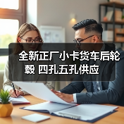 全新正厂小卡货车后轮毂 四孔五孔供应（图3）
