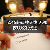 2.4G短直棒天线 无线模块收发优选(图1) 2.4G短直棒天线 无线模块收发优选(图1)