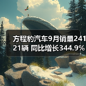 方程豹汽车9月销量24121辆 同比增长344.9% 钛7（图2）