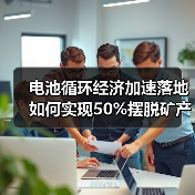 电池循环经济加速落地 如何实现50%摆脱矿产依赖?(图3) 电池循环经济加速落地 如何实现50%摆脱矿产依赖?(图3)