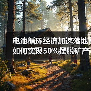 电池循环经济加速落地 如何实现50%摆脱矿产依赖?(图1) 电池循环经济加速落地 如何实现50%摆脱矿产依赖?(图1)