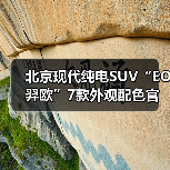 北京现代纯电SUV“EO羿欧”7款外观配色官图发布（图3）