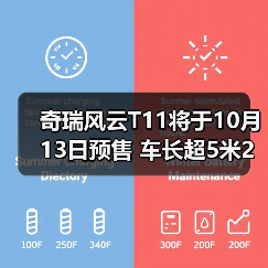 奇瑞风云T11将于10月13日预售 车长超5米2(图4) 奇瑞风云T11将于10月13日预售 车长超5米2(图4)