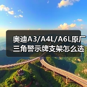 奥迪A3/A4L/A6L原厂三角警示牌支架怎么选？（图3）