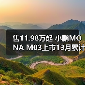 售11.98万起 小鹏MONA M03上市13月累计交付1800(图1) 售11.98万起 小鹏MONA M03上市13月累计交付1800(图1)