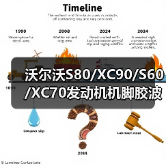 沃尔沃S80/XC90/S60/XC70发动机机脚胶波箱机脚胶下支架变速箱固定配件大全（图2）