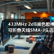 433MHz 2dB黑色胶棒可折叠天线SMA-J头选型指南(图4) 433MHz 2dB黑色胶棒可折叠天线SMA-J头选型指南(图4)