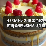 433MHz 2dB黑色胶棒可折叠天线SMA-J头选型指南(图3) 433MHz 2dB黑色胶棒可折叠天线SMA-J头选型指南(图3)