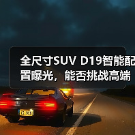 全尺寸SUV D19智能配置曝光,能否挑战高端市场?(图2) 全尺寸SUV D19智能配置曝光,能否挑战高端市场?(图2)