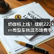 奶咖棕上线!续航222km微型车挑战市场竞争(图4) 奶咖棕上线!续航222km微型车挑战市场竞争(图4)