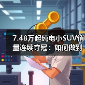 7.48万起纯电小SUV销量连续夺冠:如何做到?(图2) 7.48万起纯电小SUV销量连续夺冠:如何做到?(图2)