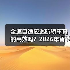 全速自适应巡航轿车真的高效吗?2026年智能驾驶实用指南(图3) 全速自适应巡航轿车真的高效吗?2026年智能驾驶实用指南(图3)