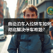 自动泊车入位轿车如何彻底解决停车难题?(图2) 自动泊车入位轿车如何彻底解决停车难题?(图2)