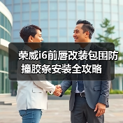 荣威i6前唇改装包围防撞胶条安装全攻略（图1）