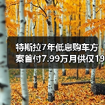 特斯拉7年低息购车方案首付7.99万月供仅191元 是否适合你?(图4) 特斯拉7年低息购车方案首付7.99万月供仅191元 是否适合你?(图4)