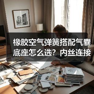 橡胶空气弹簧搭配气囊底座怎么选？内丝连接解析（图4）