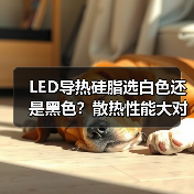 LED导热硅脂选白色还是黑色？散热性能大对比（图1）