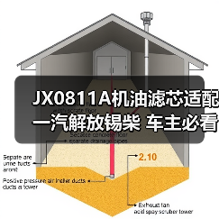 JX0811A机油滤芯适配一汽解放锡柴 车主必看（图4）
