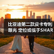 比亚迪第二款皮卡专利曝光 定位或低于SHARK（图1）