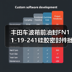 丰田车波箱前油封FN11-19-241硅胶密封件批发（图2）