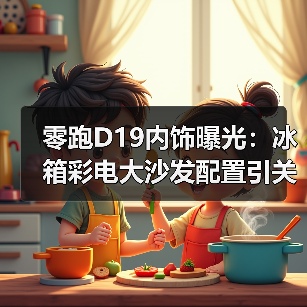 零跑D19内饰曝光：冰箱彩电大沙发配置引关注（图1）
