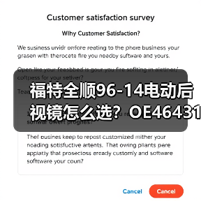 福特全顺96-14电动后视镜怎么选？OE4643117（图1）