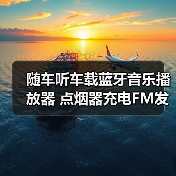 随车听车载蓝牙音乐播放器 点烟器充电FM发射器便携U盘式（图3）